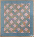 Lancaster County Pennsylvania Amish ocean waves quilt ca 1930