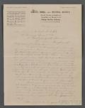 Washington Booker T 18561915 Secretarial Letter Signed 4 May 1906