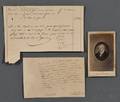 von Humboldt Alexander 17691859 Autograph Note Signed and Other Material