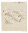 Marquis de Lafayette 17571834 Secretarial Letter Signed 27 February 1831