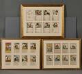 Chapbooks 19th Century Three Matted and Framed