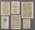 Early Printed Leaves English Bibles Six Leaves
