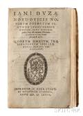 Dousa Janus 16451604 Novorum Poematum Secunda