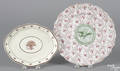 Two American eagle decorated tablewares 19th c