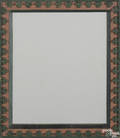 Pennsylvania carved and painted frame 19th c