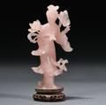 Rose Quartz Figure of Guanyin