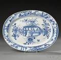 Blue and White Export Porcelain Platter