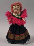 Small Schoenau  Hoffmeister Character Bisque Socket Head Doll