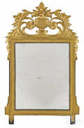 French giltwood mirror