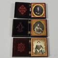 Three Sixthplate Daguerreotype Portraits of Young Ladies