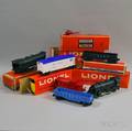 Group of Twentytwo Lionel Plastic and Metal Model Trains