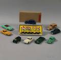 Nine Meccano Dinky Diecast Metal Toy Cars and Trucks