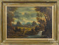 Old Masters style oil on canvas landscape