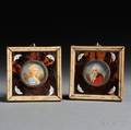 Pair of Grand Tour Miniature Portraits