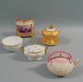 Six Pieces of English Porcelain Tableware