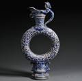 Large Saltglazed Stoneware Ewer
