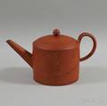 Large Staffordshire Redware Covered Punchpot