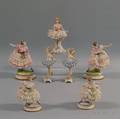 Seven Continental Porcelain Figures
