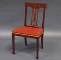 AH Davenport Neoclassicalstyle Mahogany Side Chair