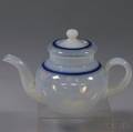 HC Fry Foval Glass Teapot