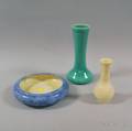 Three Pieces of Fulper and Rookwood Art Pottery