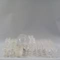 Large Group of Tiffan Crystal Stemware and Tableware