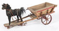 Horse drawn pull toy