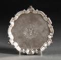 George II Sterling Silver Card Tray