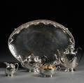 Fivepiece Victorian Silver Tea and Coffee Service