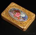 14kt Mixed Gold and Enamel Box