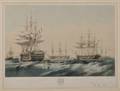 Thomas Goldsworth Dutton British b circa 18191891 After Oswald Walters Brierly British 18171894 Vessels of the French Imperi
