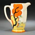 Clarice Cliff Orange Erin Athens Jug
