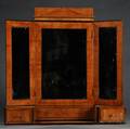 Biedermeierstyle Cherryveneer and Partebonized Dressing Mirror