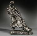 Heinz Muller German 18721937 Bronze Model of a Blacksmith