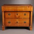 Biedermeier Birchveneer Chest of Drawers