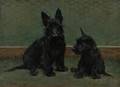 AngloAmerican School 20th Century Pair of Scotties
