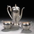 Threepiece Watson Co Sterling Silver Coffee Service