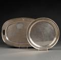 Two American Arts  Crafts Sterling Silver Trays