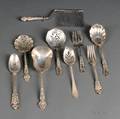 Nine Pieces of American Sterling Silver Flatware