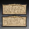 Pair of Carved Ivory Plaques