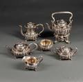 Sixpiece Howard  Co Sterling Silver Tea and Coffee Service