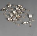 Thirteen Gorham Sterling Silver Teaspoons