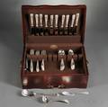 Assembled S Kirk  Son Mayflower Pattern Sterling Silver Flatware Service