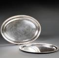 Two Tiffany  Co Sterling Silver Trays
