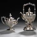 Gorham Sterling Silver Kettle on Stand and Teapot