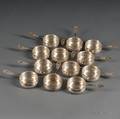 Twelve Shreve Crump  Low Sterling Silver Pierced and Handled Dishes