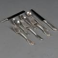 Tiffany  Co Shell and Thread Pattern Sterling Silver Flatware Service