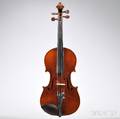 French Onehalf Size Mirecourt Violin