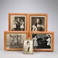 Eleven Framed Photographs of the Stusick Family of Springfield Massachusetts