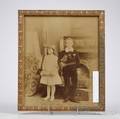 Framed Photograph of Two Child Prodigies Possibly Yehudi Menuhin and His Sister